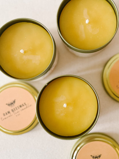 Gold Travel Tin Candle