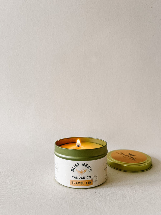 Gold Travel Tin Candle