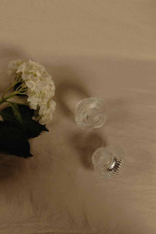 Glass Lantern - set of 2