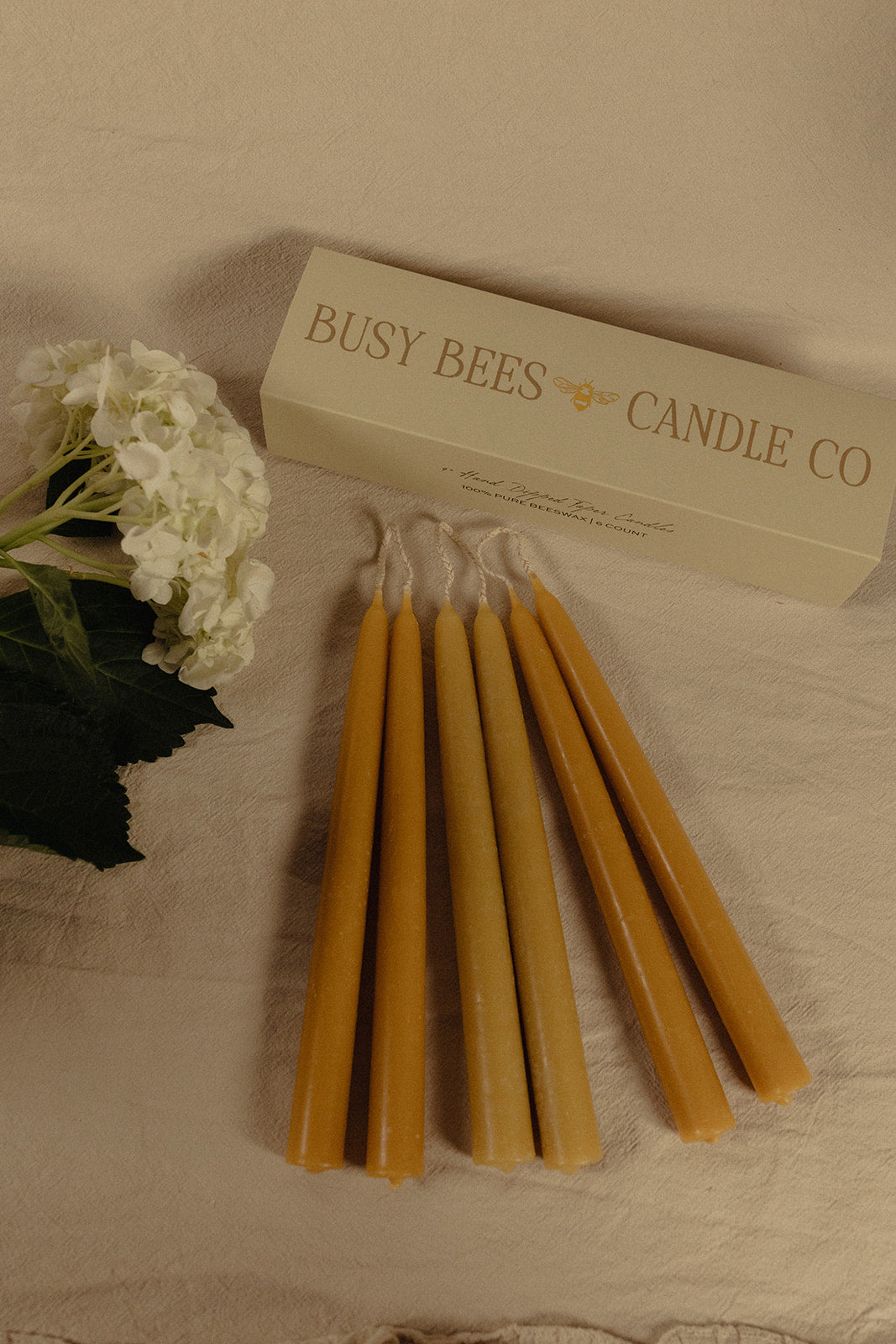 Beeswax Candles Gift Basket