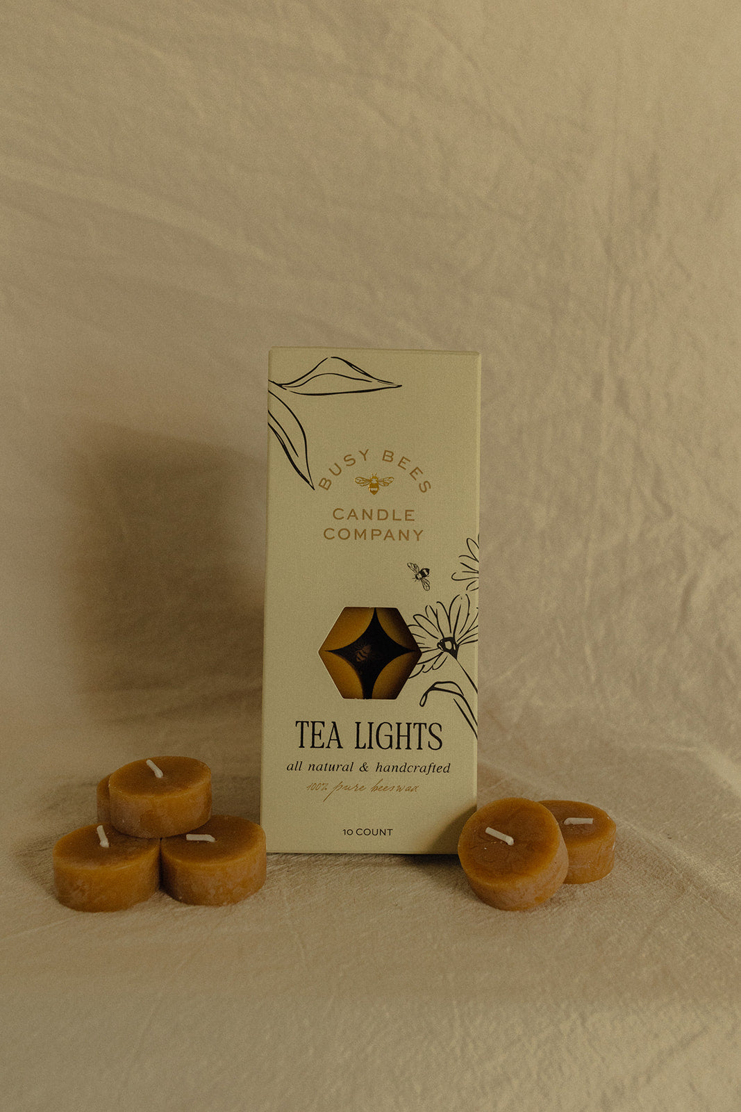 Beeswax Candles Gift Basket