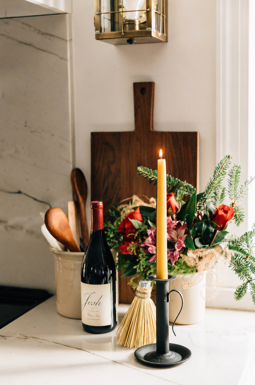 The Tall Candlestick Holder