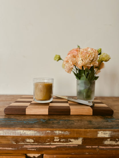 Walnut & Maple Checkered Board