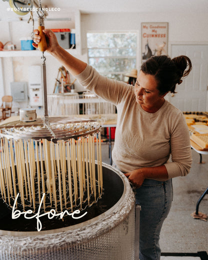 Hand Dipped 12" Taper Candles