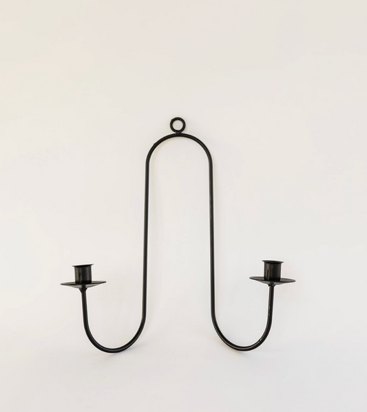 Iron Wall Mount Taper Holder