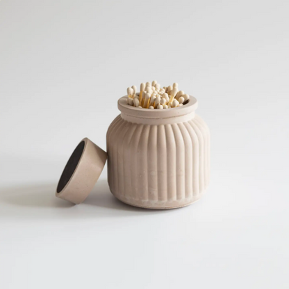 Apothecary Concrete Match Holder
