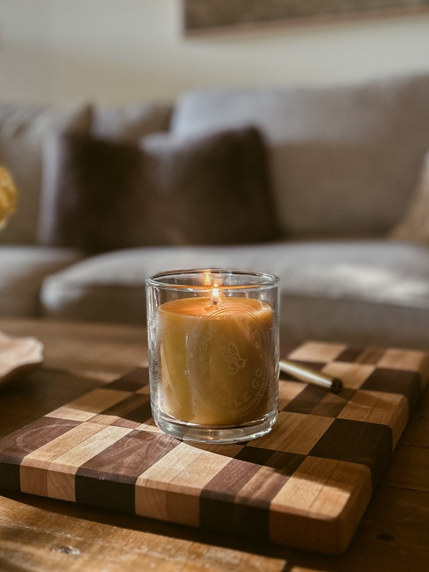 Classic Beeswax Jar Candle 12oz.