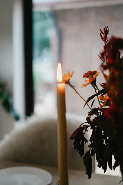 Hand Dipped 12" Taper Candles